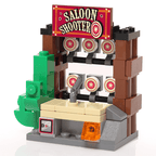 Custom Western Saloon Shooter Arcade Game made using LEGO parts - 