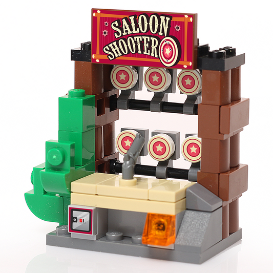 Custom Saloon Shooter Arcade Game made using LEGO parts