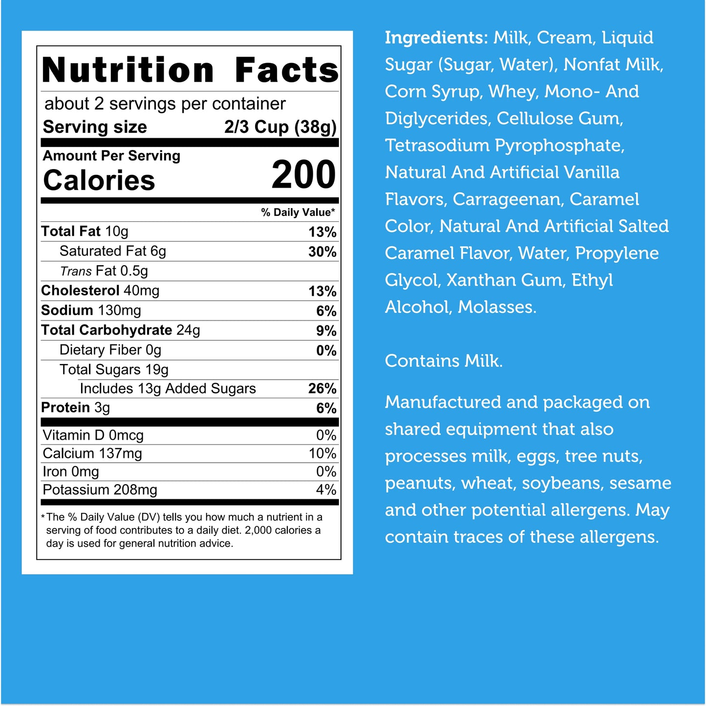 Freeze Dried Ice Cream That Does Not Melt (Bits) Salted Caramel