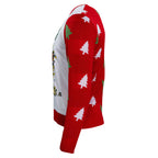 Merry Christmas Garfield Odie Xmas Tree Sweater - XS