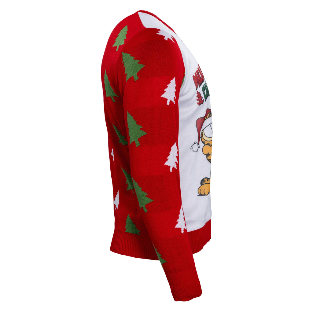Merry Christmas Garfield Odie Xmas Tree Sweater - XS
