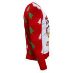 Merry Christmas Garfield Odie Xmas Tree Sweater - XS