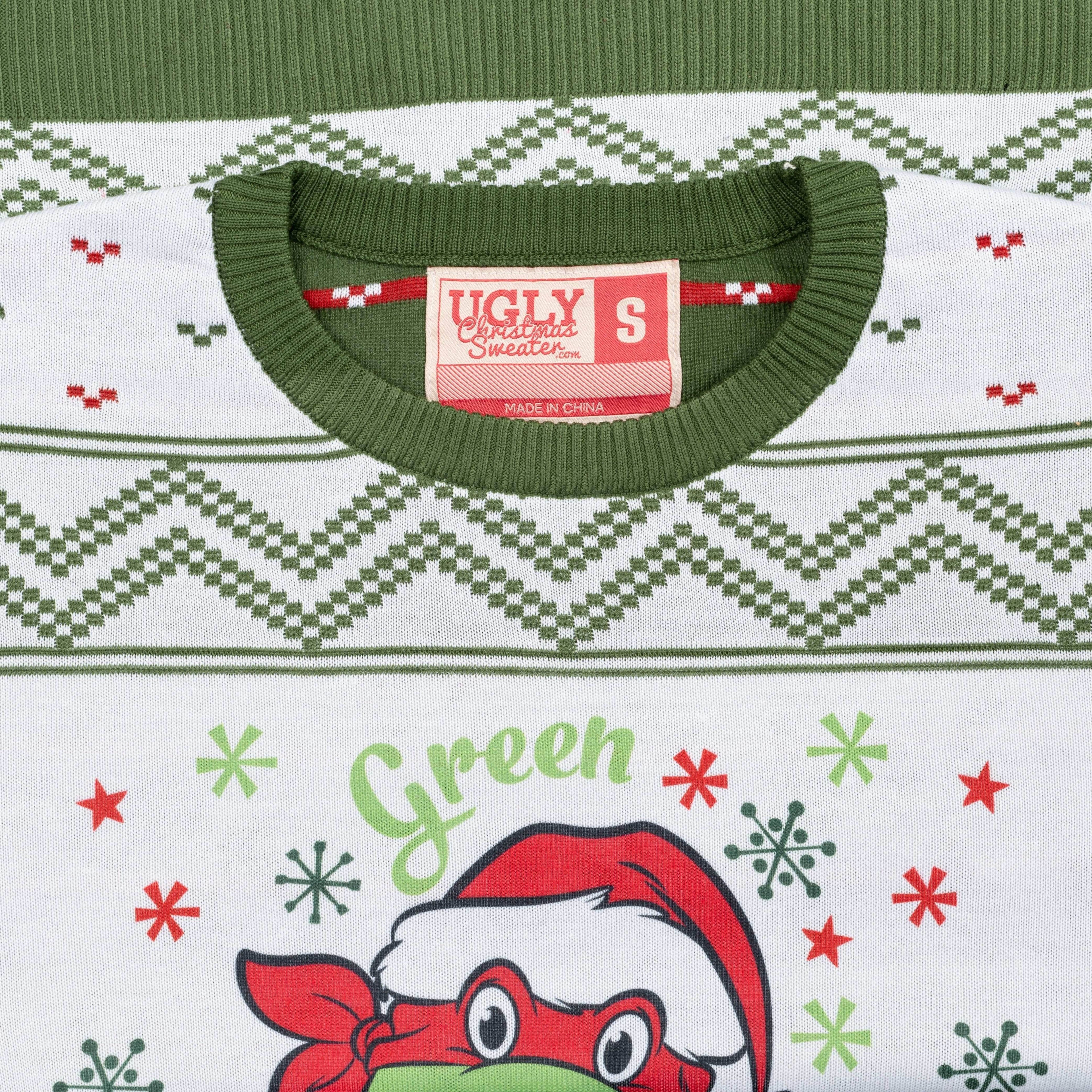 Green Greetings TMNT Christmas Sweater - XS