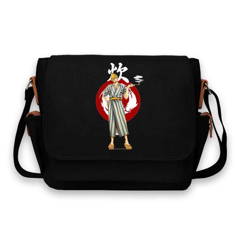 Sanji Messenger Bag - Black