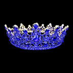 Round Teardrop Stone Accented Princess Tiara