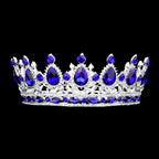 Teardrop Stone Accented Crown Tiara
