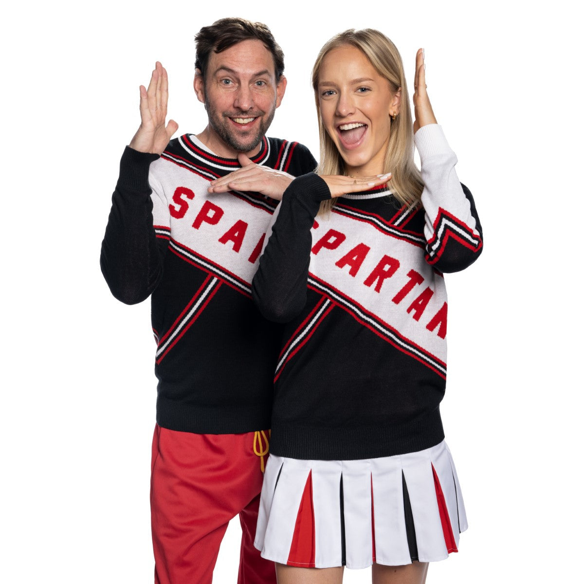 Cheerleader Halloween Costume for Mens and Womens Adult Unisex Varsity High School Cosplay