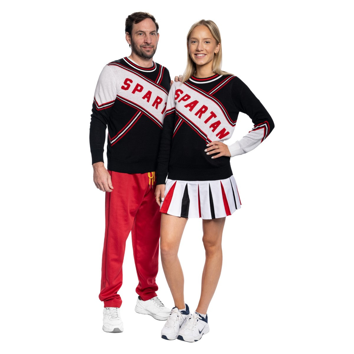 Cheerleader Halloween Costume for Mens and Womens Adult Unisex Varsity High School Cosplay