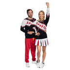 Cheerleader Halloween Costume for Mens and Womens Adult Unisex Varsity High School Cosplay