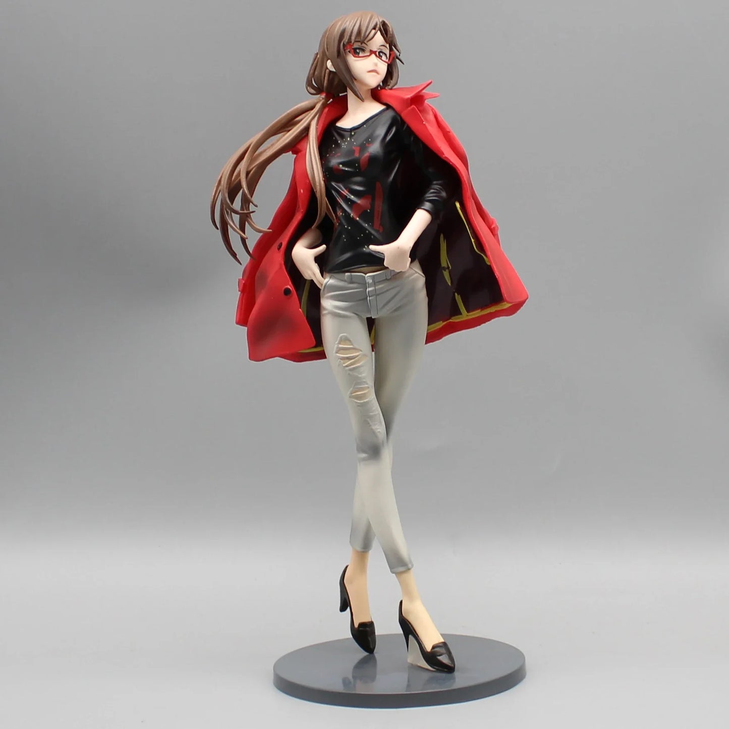 Mari Illustrious Makinami Anime Figure, EVANGELION Action Figurines Fashion Dress Up 25 CM