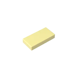 Gobricks GDS-566 Tile 1 x 2 with Groove | Compatible Building Block
