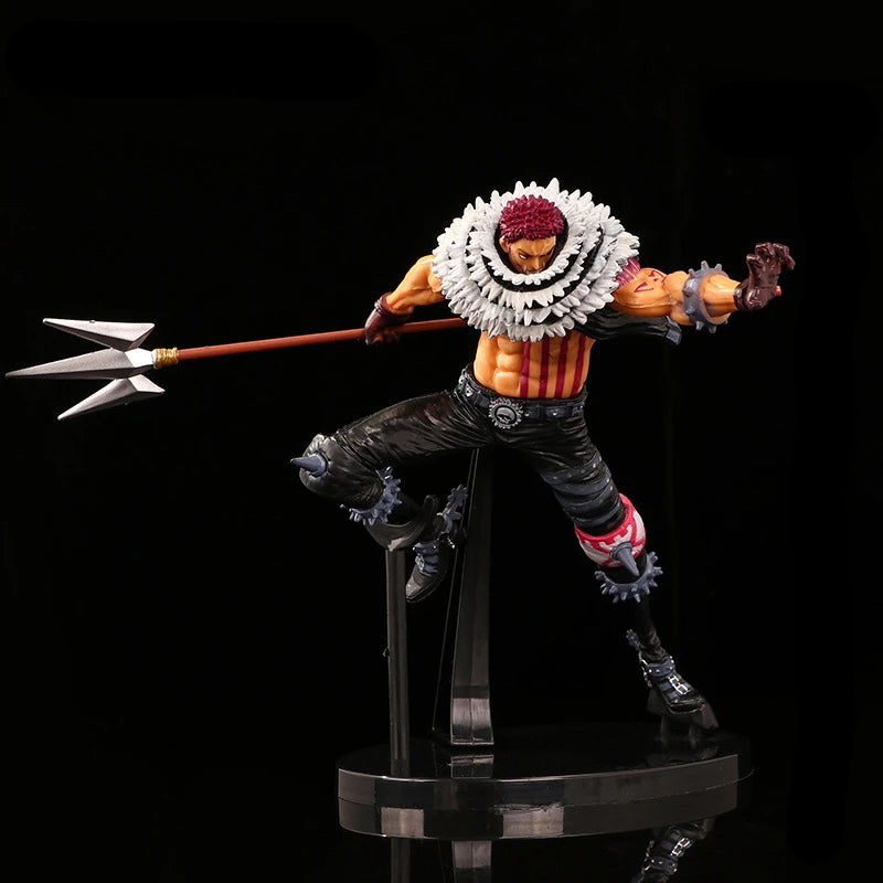 15cm Anime One Piece Figure Charlotte Katakuri King of Artist Action Figure PVC Model Toys Collection Desktop Decoration Kids Gi