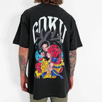 Dragon Ball Son Goku Oversized Retro Graphic T-Shirt 2026
