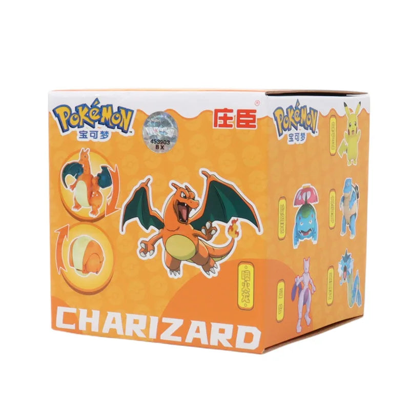 Pokemon Pokeball Anime Figures Toys, Pikachu Gengar Dragonite Snorlax Lapras Pocket Pokeball Toys