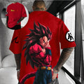 Dragon Ball Vegeta Harajuku Oversized Anime T-Shirt | 2025