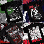Levi Ackerman T-shirt: Attack on Titan Cotton Streetwear