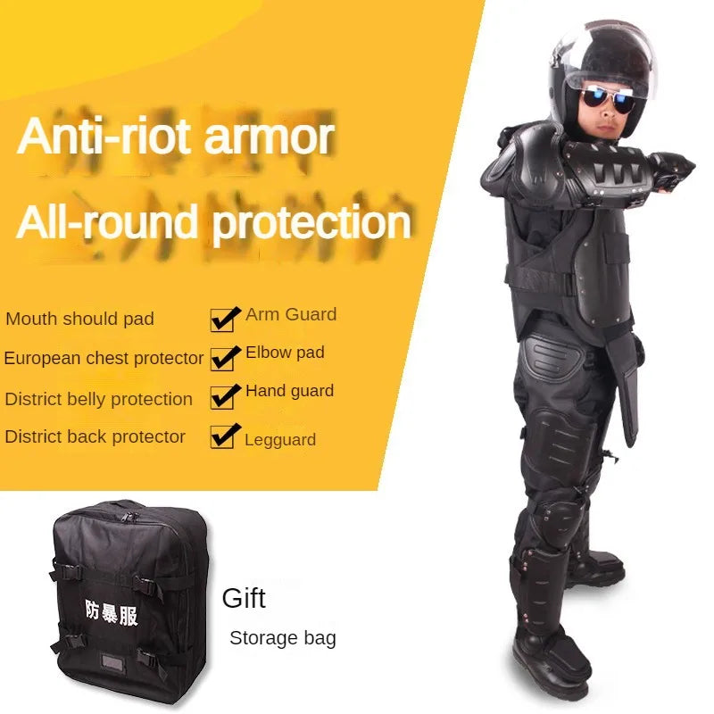 Anti-Riot Suit for Man Security Armor Retardant Safety Protective Military Equipment Full Body Armor Tactical Vest Kneepad