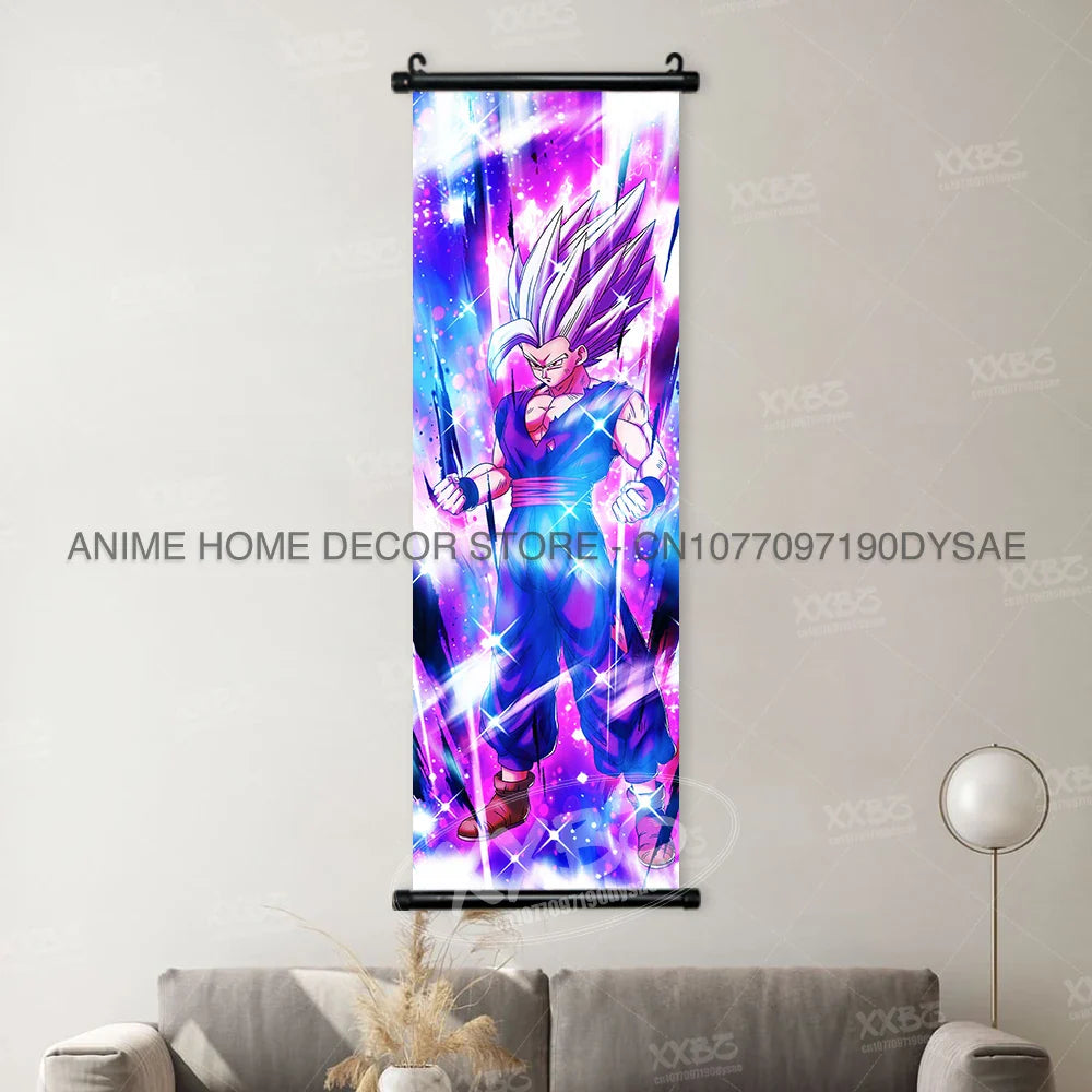Dragon Ball Posters: Goku & Vegeta Anime Wall Scrolls