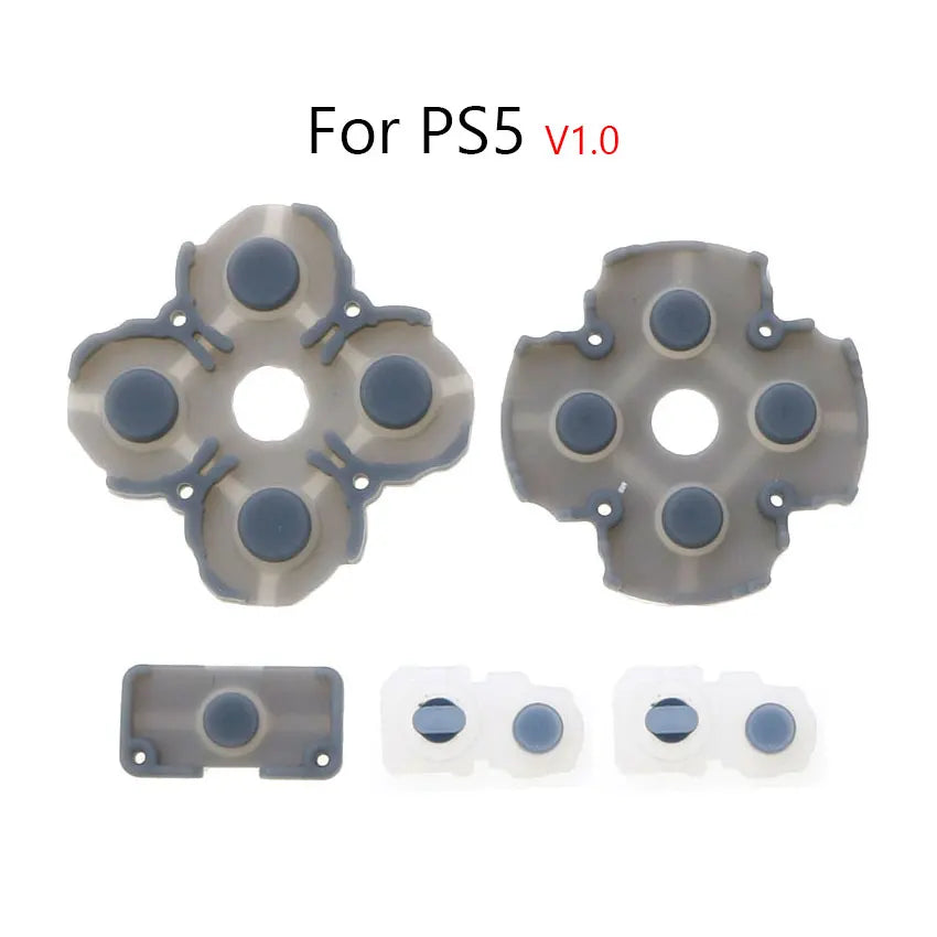 Universal Conductive Rubber Pad Set | Compatible with PS5 V1 V2 PS4 Pro Slim PS3 PS2 Controllers