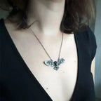 1pcs Vintage Necklace For Men And Women Creative Owl Pendant Wings Flying Holiday Jewelry