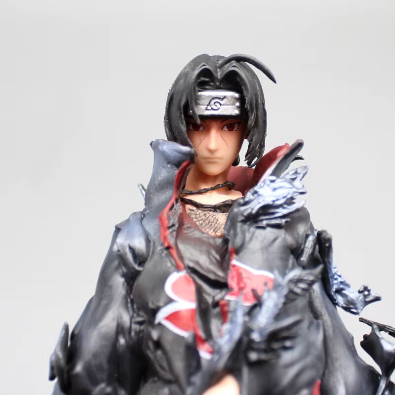 Itachi Uchiha Tsukuyomi Crows Anime Figure, Naruto Shippuden Action Figurines 26 CM