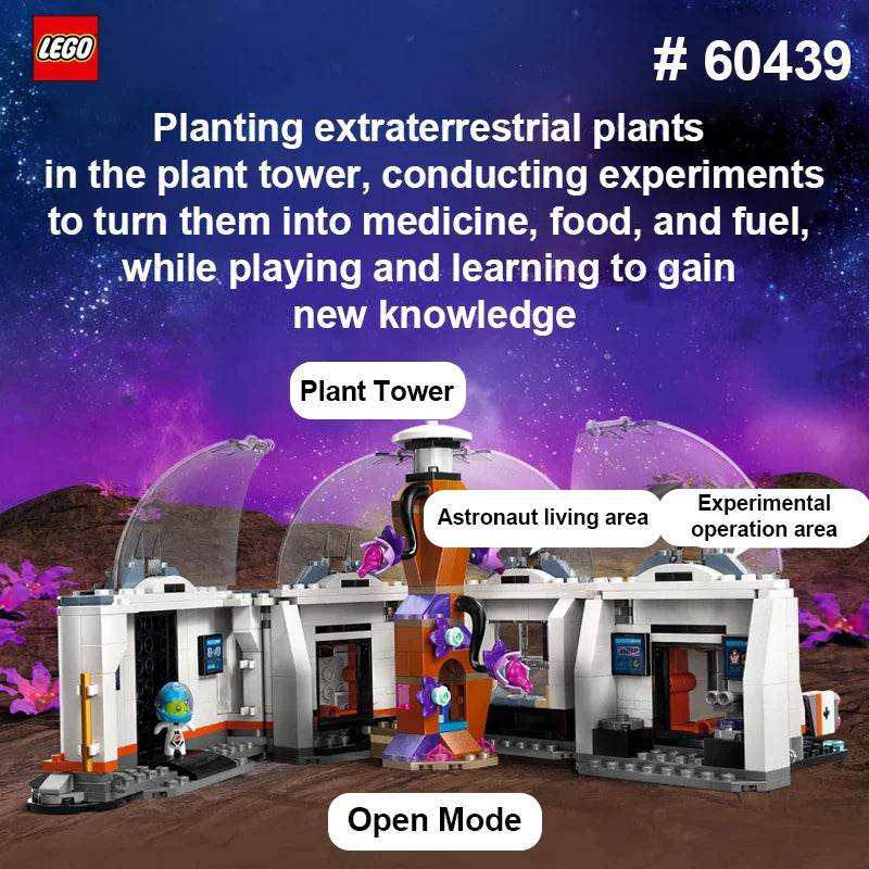 LEGO 60439 Space Science Lab CITY series 560pcs Buiding Blocks Model Kit DIY Toys For Boys Girl Children Gift ages 6+ - 60439