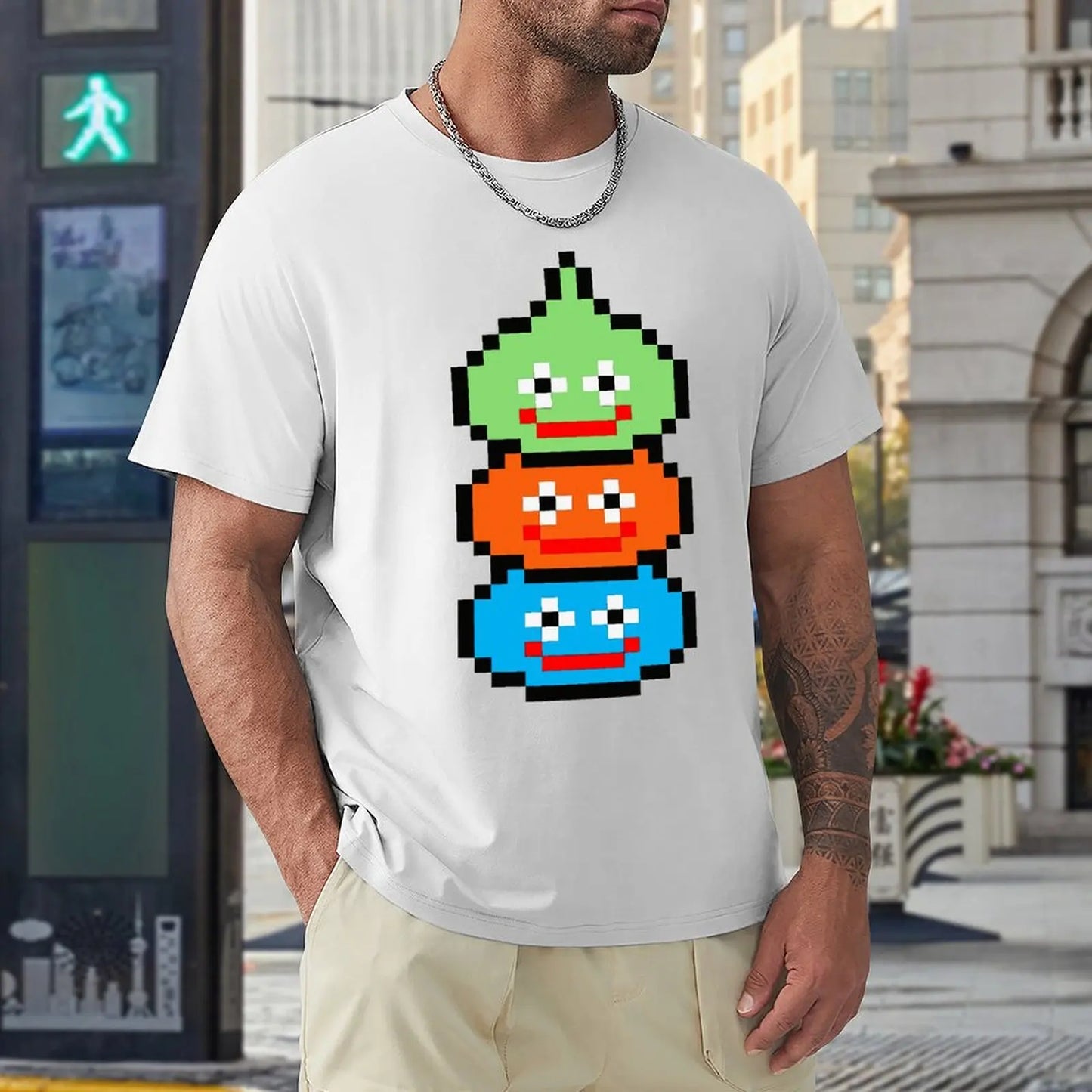 Slime Stack à vendre T-shirt col rond campagne T-shirt Premium Nerd loisirs taille USA