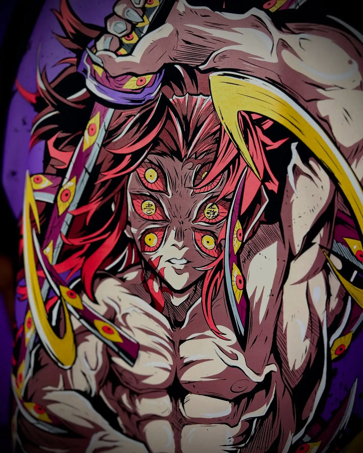 Demon Slayer Graphic T Shirts Oversized Hip Hop Streetwear
