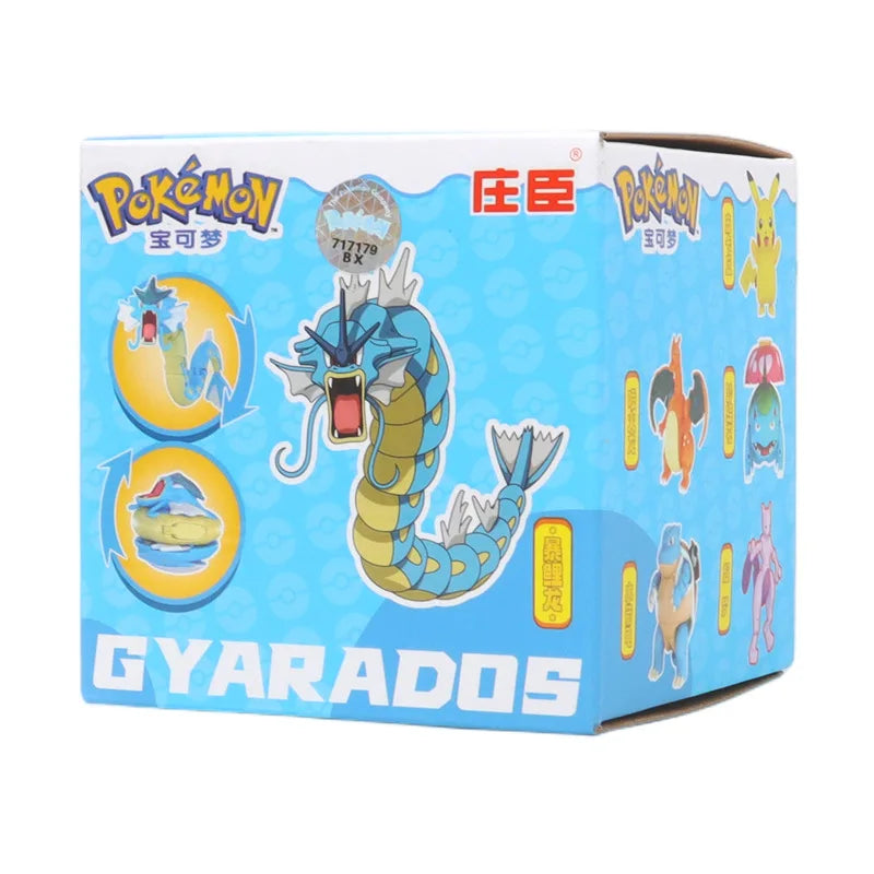 Pokemon Pokeball Anime Figures Toys, Pikachu Gengar Dragonite Snorlax Lapras Pocket Pokeball Toys