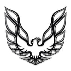 Engine Cover & Door Emblem Decal for Pontiac Firebird / Trans AM | Color Change Vinyl Sticker