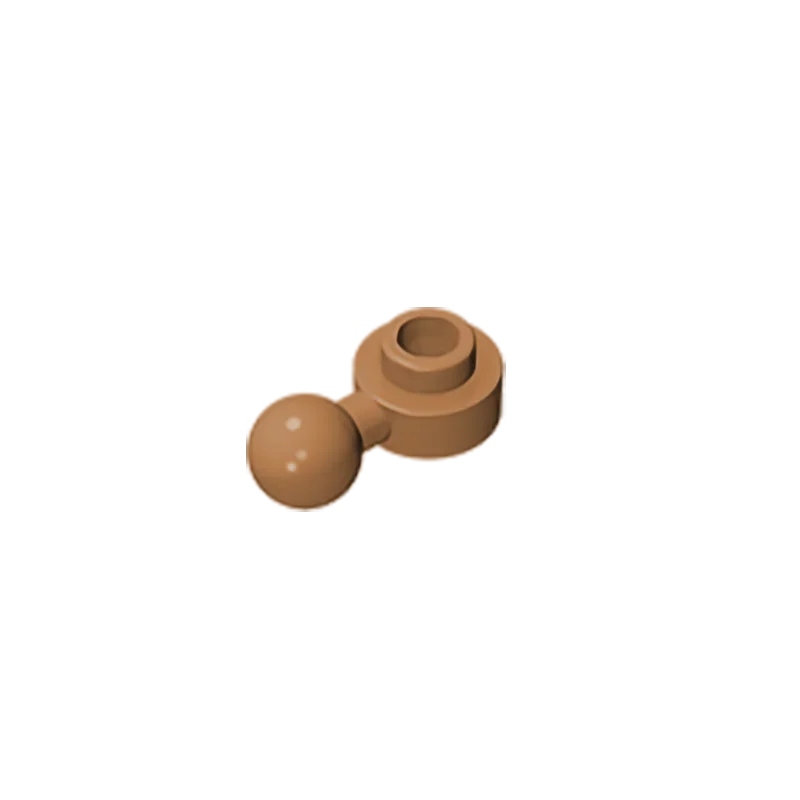 Gobricks GDS-1500 Hinged Plate 1x1 with Ball Head | Compatible Building Brick