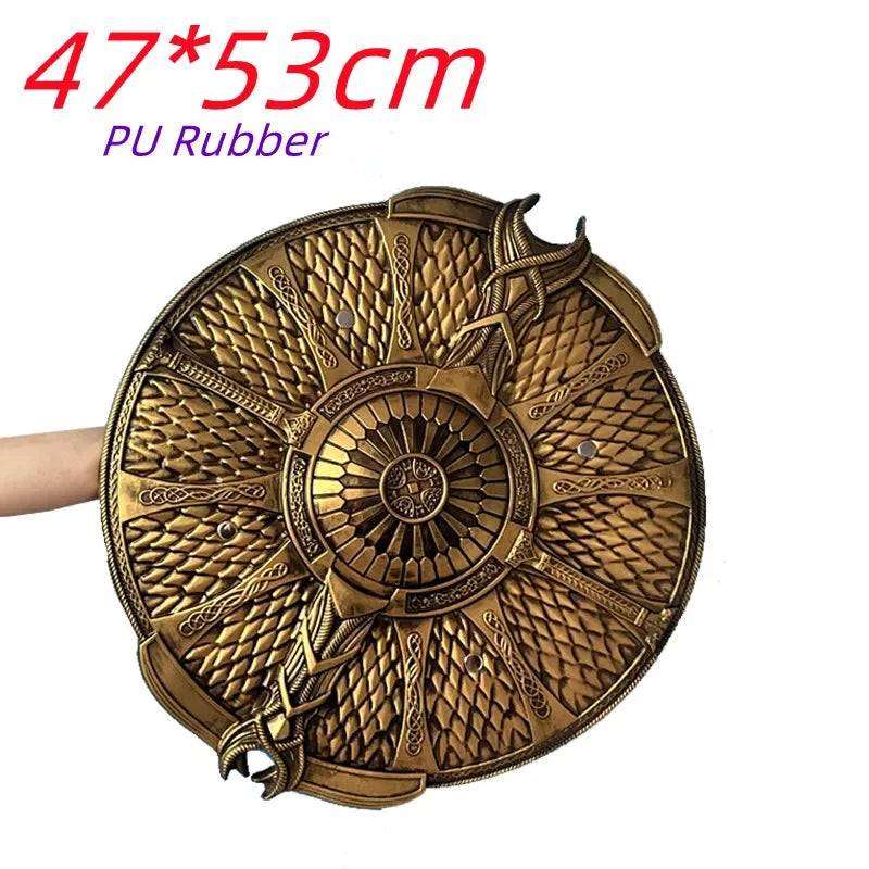 1:1 Vocation Defender Shield AXE Cosplay Thunder Chaos Blade Guardian Weapon Role Playing Game Safety PU Weapon