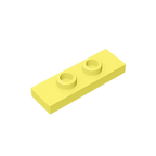 Gobricks GDS-1504 Plate, Modified 1 x 3 with 2 Studs (Double Jumper) | Compatible Building Block Piece