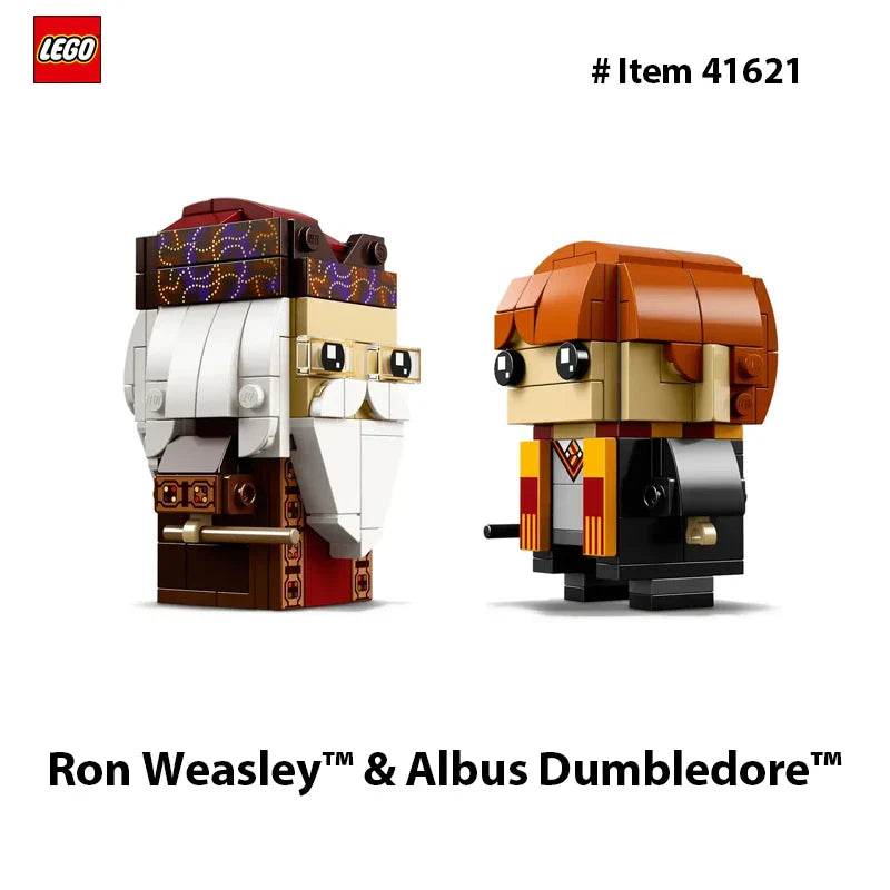 LEGO 41621 Limited Edition BrickHeadz Ron Weasley & Albus Dumbledore Building Kit 245 PCS 10+ years old - 41621