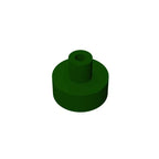 Gobricks Tile Round 1x1 with Bar and Pin Holder | Compatible Building Block