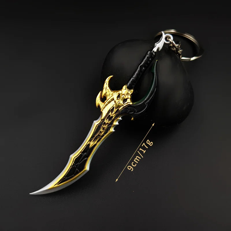Solo Leveling Anime Manwha Sung Jinwoo Knight Killer Dagger Kasaka's Venom Fang Keychains Pendant
