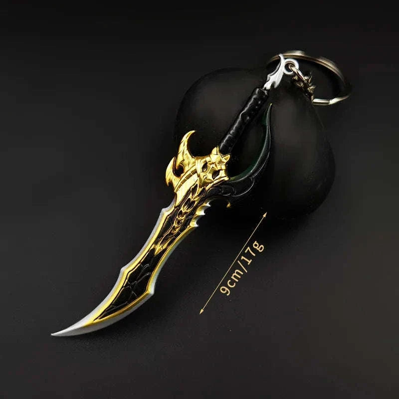 Solo Leveling Anime Manwha Sung Jinwoo Knight Killer Dagger Kasaka's Venom Fang Keychains Pendant