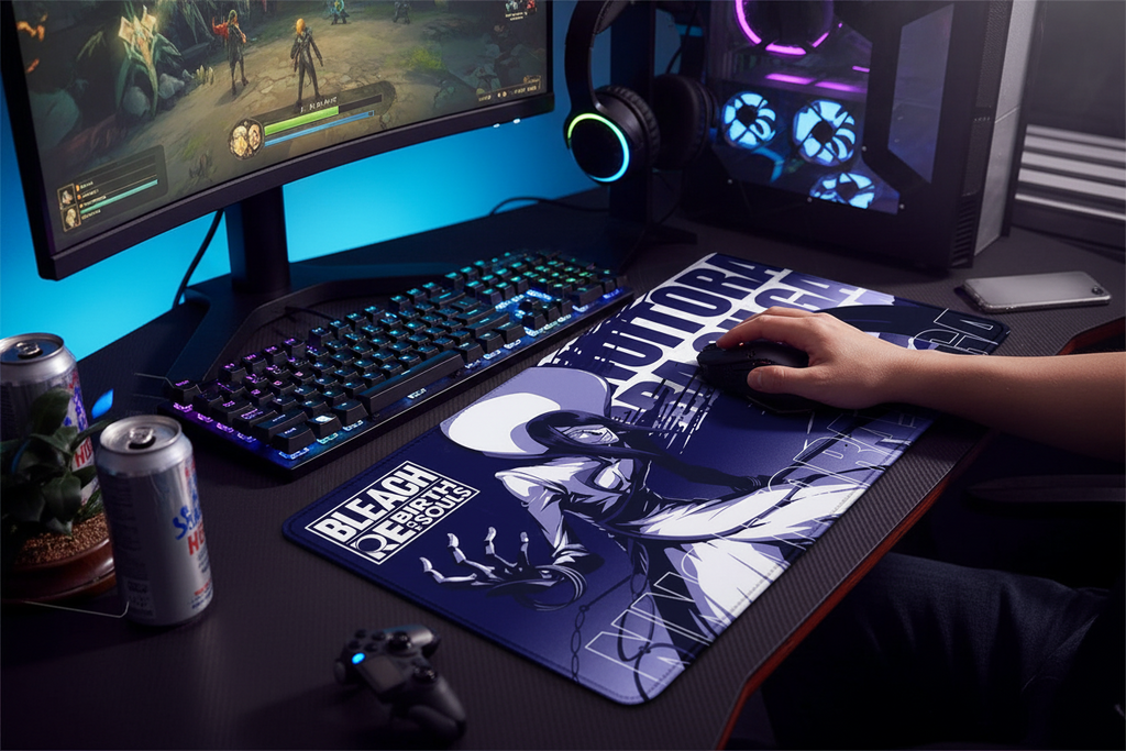 Gaming BLEACH Mouse Pad XXL Laptops Office Durable Desk Mat 900x400mm Kuchiki Rukia Gamer Cabinet Keyboard Carpet Speed Mousepad