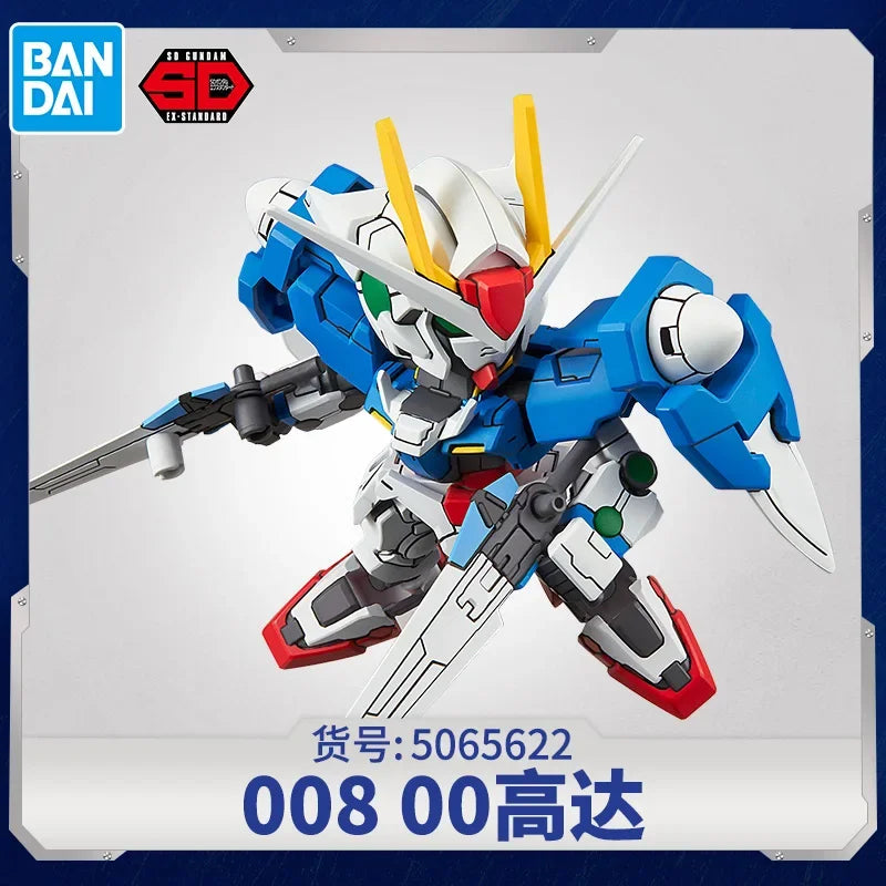 Bandai Model GUNDAM Action Figure SDEX Series Model Kit RX-78-2 Aile Strike Exia 00 Unicorn Astray Red Frame Barbatos Gundam