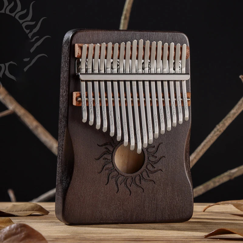 Hluru Kalimba 17 21 Key Kalimba Finger Piano Solid Maple Wood Kalimba Thumb Piano Keyboard Musical Instrument Mbira for Beginner