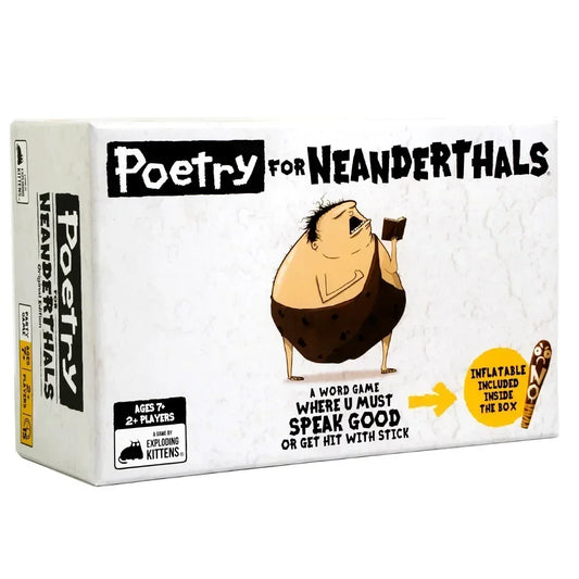 Exploding Kittens Poetry for Neanderthals by Exploding Kittens - Card Games for Adults Teens & Kids - Fun Family Games