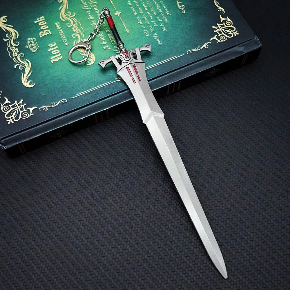 Game Keychain Clive Rosfield Sword Braveheart Key Chain Pendant Keychains for Men Game Accessories Bag Car Key Ring Jewelry