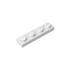 Gobricks GDS-504 Plate 1 x 4 | Compatible Building Block Pieces