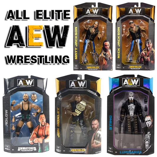 23 Styles 6.5' WWE/AEW /WWF/WCW Figure Rare Collection PVC All Elite Wrestling unmatched Collection Action Figures