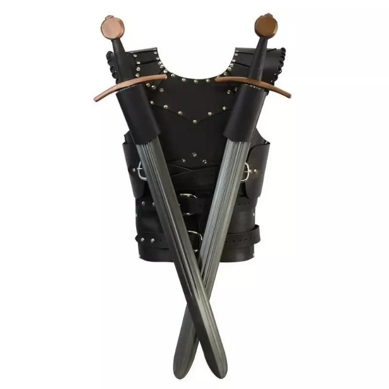 Medieval Viking Knight Assassin Leather Cuirass Body Chest Armor Steampunk Fantasy LARP Vest Breastplate Warrior Cosplay Costume