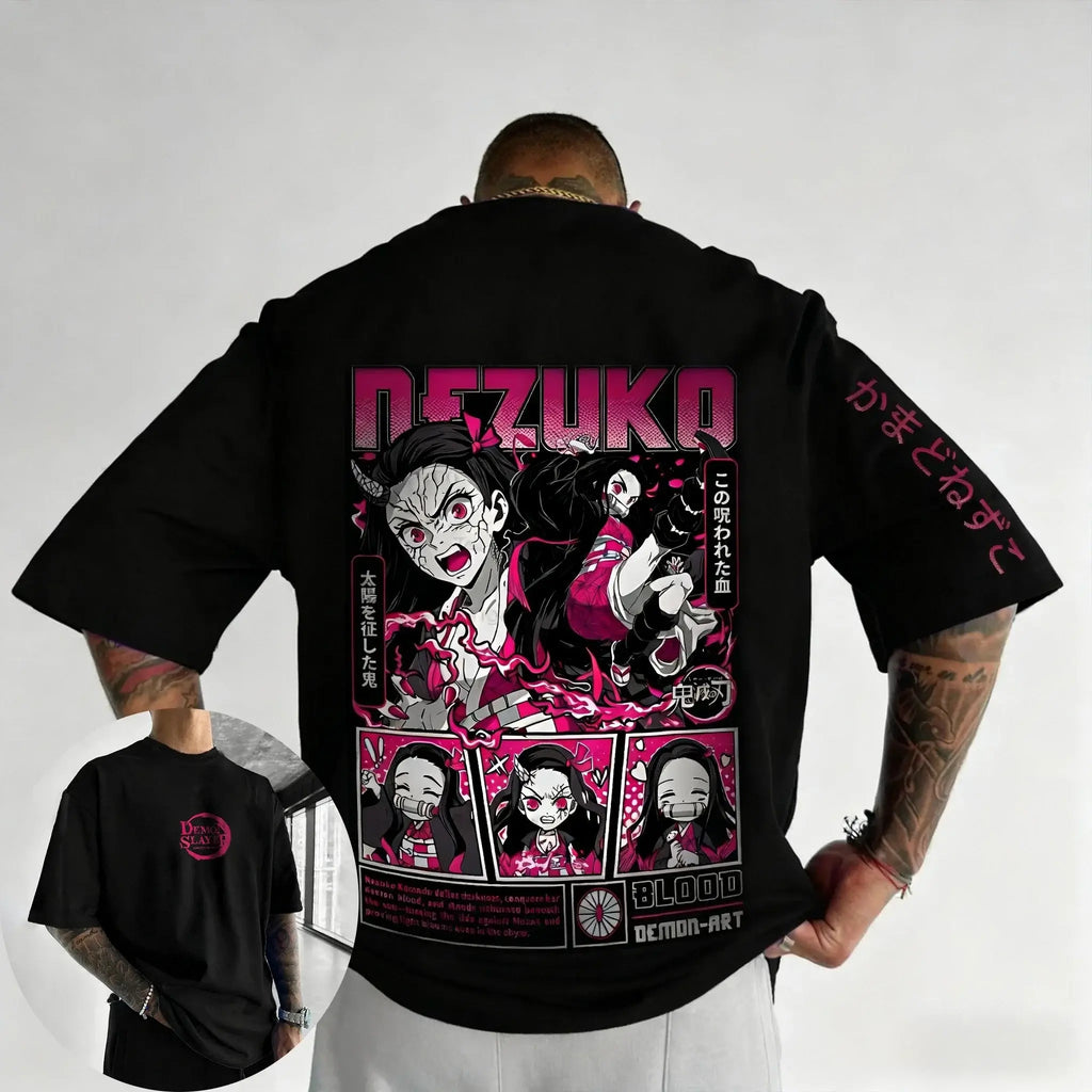 Nezuko Kamado T-Shirt: Demon Slayer Summer Graphic Tee