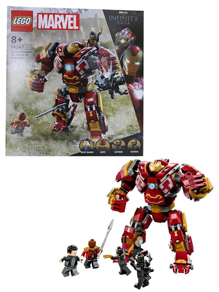 LEGO76247 Marvel The Hulkbuster: The Battle of Wakanda, Action Figure, Buildable Toy with Hulk Bruce Banner Minifigure, Avengers - LEGO76247