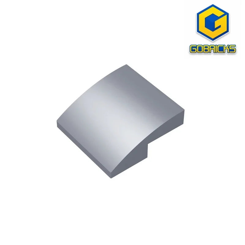 Gobricks GDS-1270 Slope, Curved 2 x 2 Inverted | Compatible with Lego 32803 Building Block