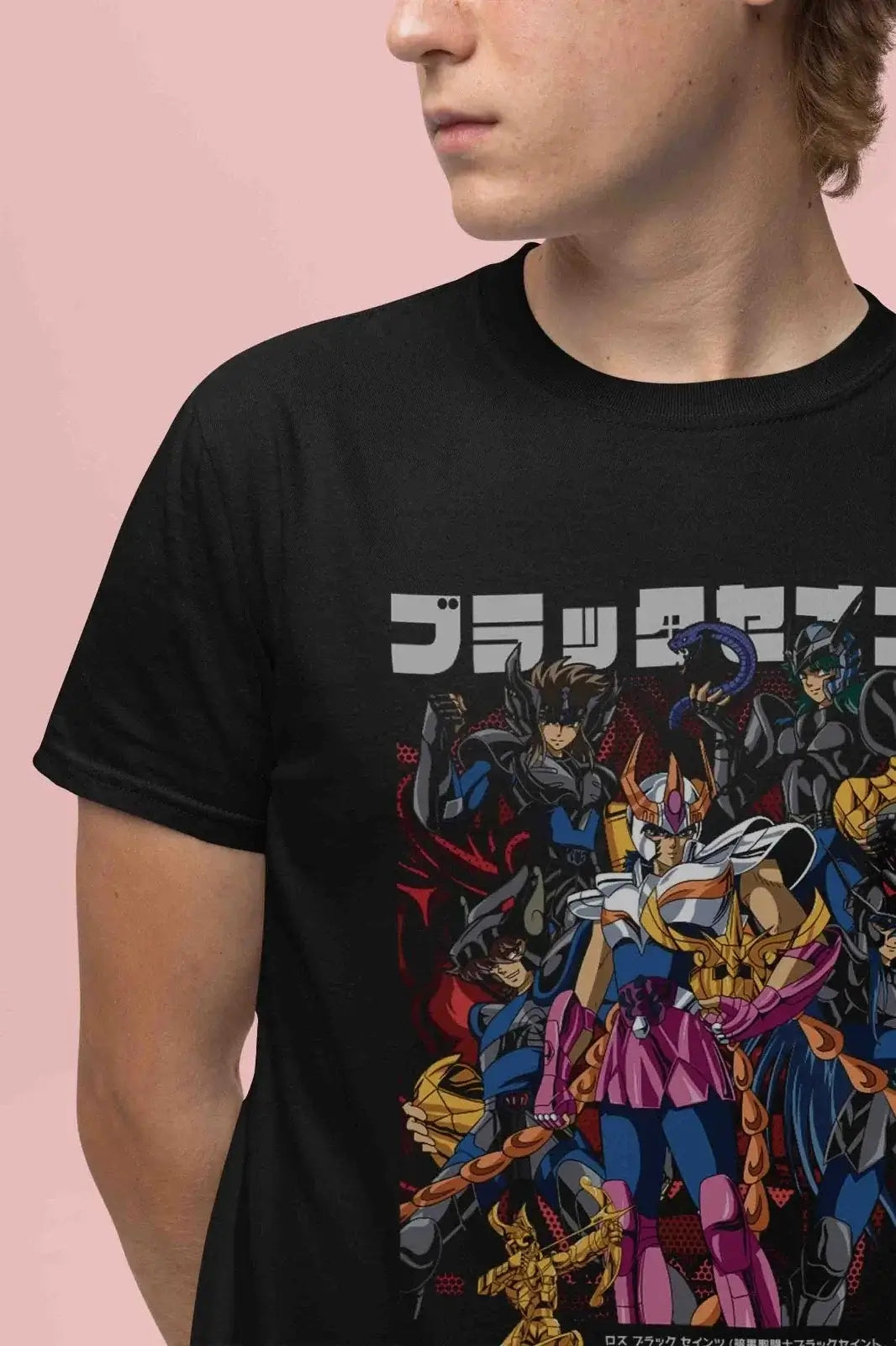 Saint Seiya Shiryu T-shirt: Loose Cotton Anime Pattern Tee