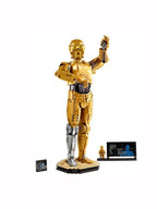 LEGO 75398 Star Wars C-3PO Buildable Droid Figure,Collectible Set,Display Model,Nostalgic Toy Idea for Adults,Fans or Collectors - 75398